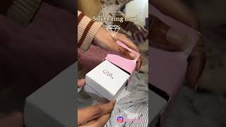 Silver ring haul🫶🏻💍#ring #aesthetic #winter #haul #unboxing #giva
