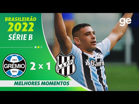 Gols e lances de Grêmio x Ponte Preta
