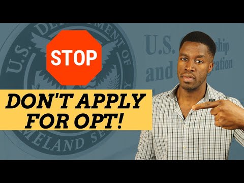 Why You Should NOT Apply for OPT (Optional Practical Training) in 2024 - The REAL Truth About OPT!!