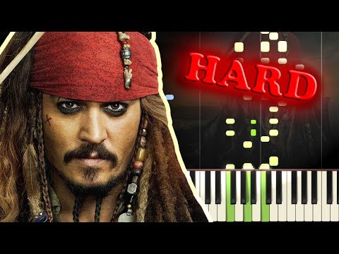 PIRATES OF THE CARIBBEAN - HE'S A PIRATE - Piano Tutorial