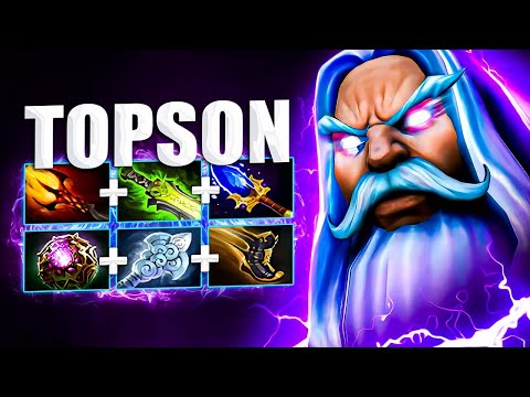 This is How Topson Plays Zeus MIDLANE - MAGIC BUILD in NEW PATCH 7.34d Dota 2