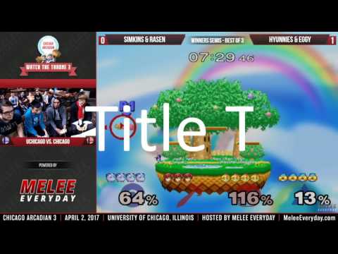 Watch the Throne 3 - simkins & Rasen vs. Hyunnies & Eggy - SSBM - Winners Semis