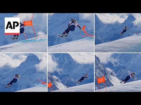 Fans react as Lindsey Vonn crashes out of ski race at Winter Olympics