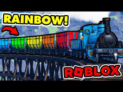 I Bought *IRON ORE* Wagons And Painted Them RAINBOW! (Steam and Steel)