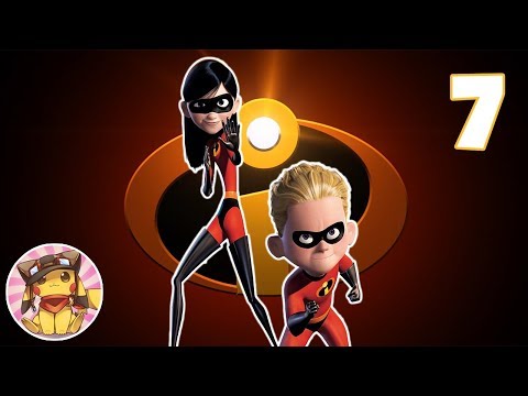 THE INCREDIBLES Part 7 - Violet And Dash In Action (Game Movie Walkthrough) [1080p]