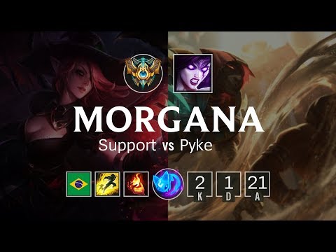 Morgana Support vs Pyke - BR Challenger Patch 8.21