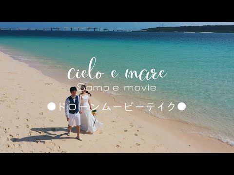 サンプル ドローンムービーテイク シエロ イ マーレ 宮古 沖縄県でフォトウェディング探すならphotorait