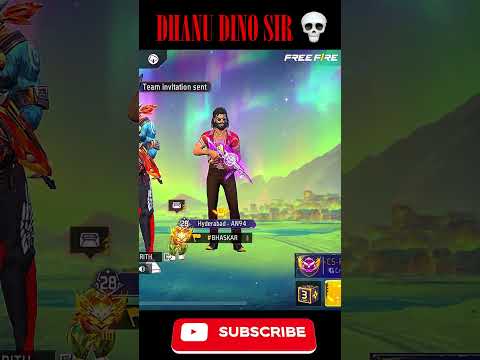 DHANU DINO SIR💀☠️.A TELUGU LEGEND #dhanudino #dhanudinofan #telugugamimgff #hiphop #samuraibundle