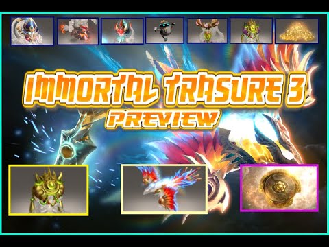 Dota 2 TI10 IMMORTAL Treasure  3 Preview | TI10 Battlepass 2020 Season End