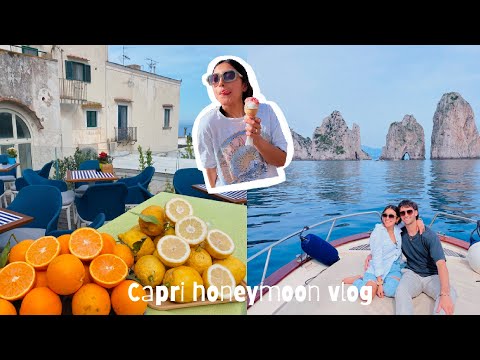 how to have the BEST weekend in Capri, Italy 🍋🍕honeymoon vlog