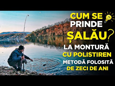 🎣Cum se prinde ȘALĂU la montura cu polistiren – metoda folosită de zeci de ani pe Lacul Cinciș