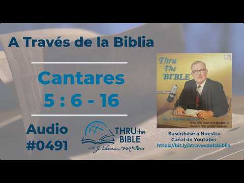 Cantares 5 : 6 - 16 #491  Dr J Vernon McGee #atravesdelabiblia #cantares
