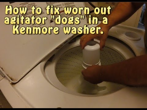 How to replace agitator dogs in a Kenmore clothes washer