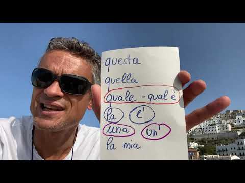 Italienisch A1 Anfänger-Tagesblog Italienisch Pronomen Italienisch Artikel 01-Italienisch Grammatik