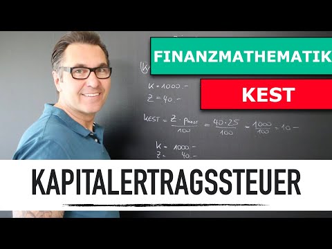 Was ist die KEST? | Kapitalertragsteuer | Effektives Guthaben | Zinsen