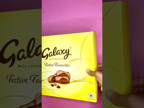 Galaxy Milk Chocolate Box unboxing // #chocolatelover #galaxy #asmrsounds #asmr