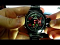 30m Water-Resistant Diving Sports LED Watch (Red ...
