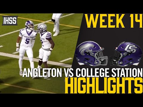 Epic Finish: Angleton vs. College Station High School Football Thriller!
