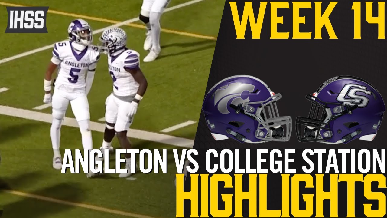 Epic Finish: Angleton vs. College Station High School Football Thriller!