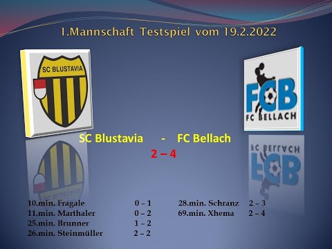 1.Mannschaft Testspiel SC Blustavia - FC Bellach