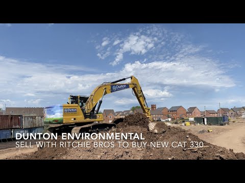 Ritchie Bros. purchase used dozer from Dunton Environmental, who then use funds to buy a new Cat 330