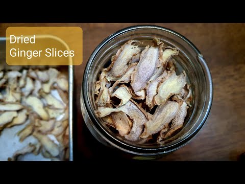 How to Make Dried Ginger Slices At Home Using Oven | @DAPUR2020