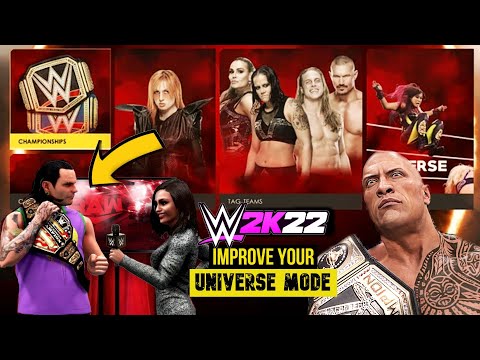 WWE 2K22 Universe Mode Tips n Tricks