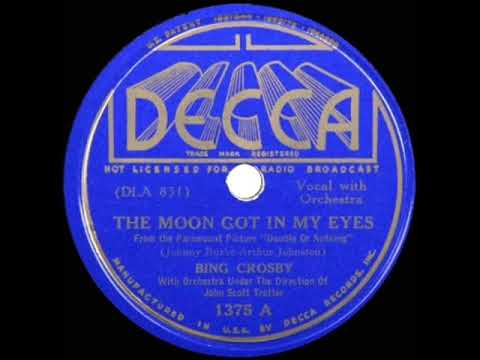 1937 HITS ARCHIVE: The Moon Got In My Eyes - Bing Crosby