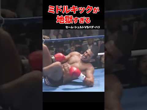 悶絶必死⚡️ミドルキックが地獄すぎる #shorts #k1 #格闘技 #ko