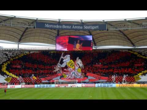 VfB Stuttgart - Karlsruher SC, Choreo Ultras Derbysieger