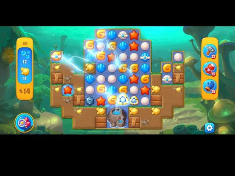 Fishdom Gameplay Atlantis Cup Stage 85 86