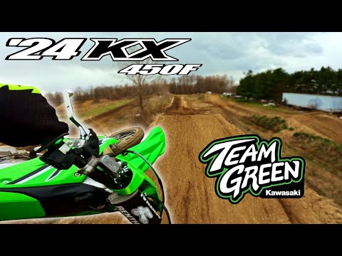 The ALL NEW 2024 KX450F is a BEAST!! *First Ride*