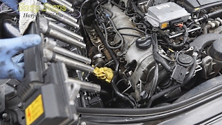 How To Replace Ignition Coil Pack on Mercedes V12 S600 | How To Fix Misfire Cylinders on Mercedes
