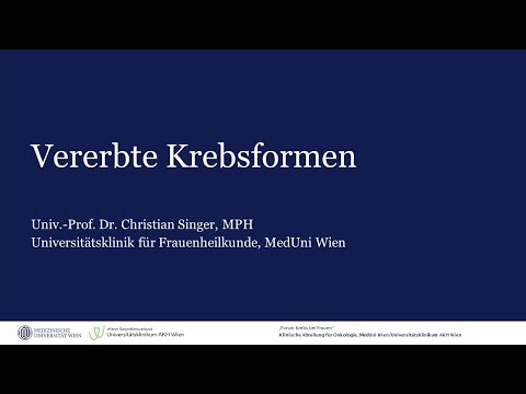Krebs bei Frauen: Modul 4 - Vererbte #Krebsformen