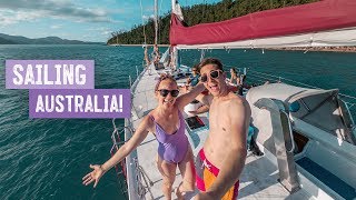 Australia OVERNIGHT CRUISE! Ship Tour + Beautiful White Sand Beach 😍  Wild Kiwi Tours | Whitsundays