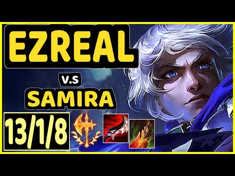 REVEN (EZREAL) vs SAMIRA - 13/1/8 KDA BOTTOM ADC CHALLENGER GAMEPLAY - BR