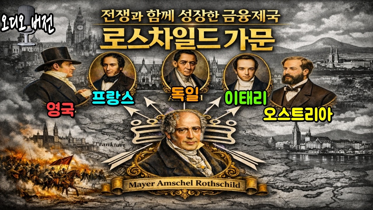 [오디오 버전] 거대 유대자본, 음모론의 대명사 로스차일드 가문은 누구인가?