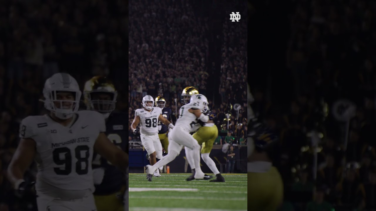 Video thumbnail for Battling 😤 #GoIrish #shorts