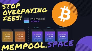 How to save on bitcoin transaction fees | mempool.space