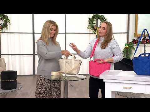 Lug Matte Luxe Crossbody with Tote Handles - Dory Medium on QVC