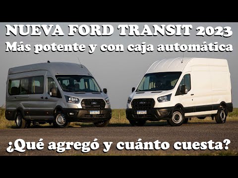 Nueva Ford Transit 2023: más potente y automática. LOS 3 DATOS QUE TENÉS QUE CONOCER