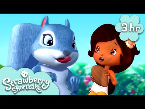 GIANT SQUIRREL! 🐿 Strawberry Shortcake | Animal Compilation | Kids Show - Kids TV Series, Kingdom Kids Zone - Strawberry Shortcake - WildBrain