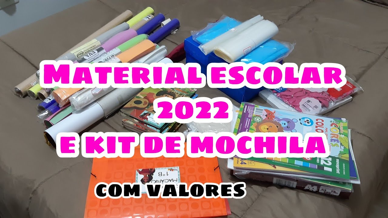 Watch Now Material Escolar 2022 - 1° ano do fundamental Material Escolar 2022 - 1° ano do fundamental