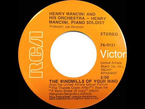 1969 Henry Mancini - The Windmills Of Your Mind (stereo 45)