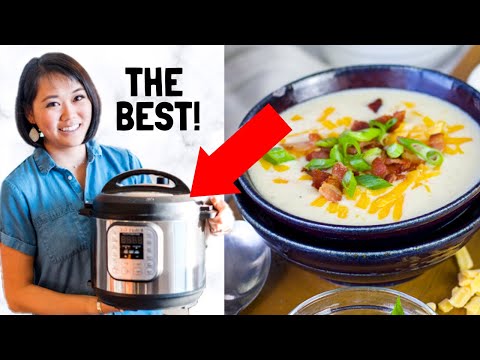 EASY Instant Pot Loaded Potato Soup - Great for Beginners!