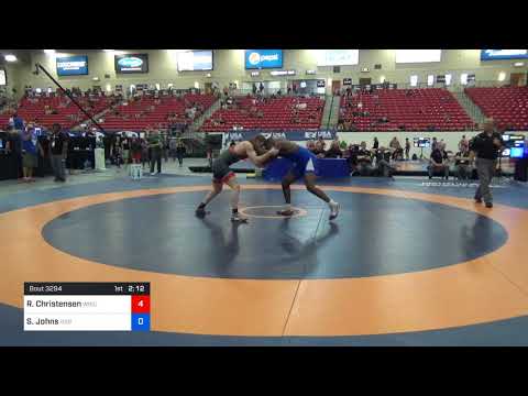 2018 Marine Corps US Open/Senior Men's Freestyle 79 Con 8 #1 - Ryan Christensen (Wisc) Vs. Shabaka