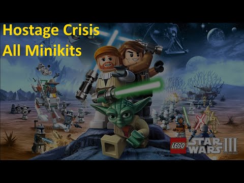 LEGO Star Wars III: The Clone Wars - Hostage Crisis - All Minikits 100% Walkthrough