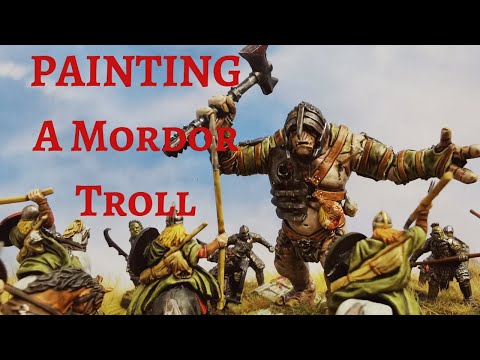 Painting a Mordor Troll