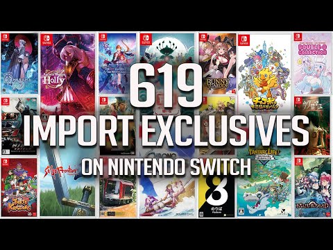 619 Import Exclusive Nintendo Switch games With English!