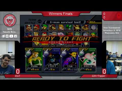 WPI Polytech #85 Doubles Winners Finals 2OoT VS 22K+Tripper